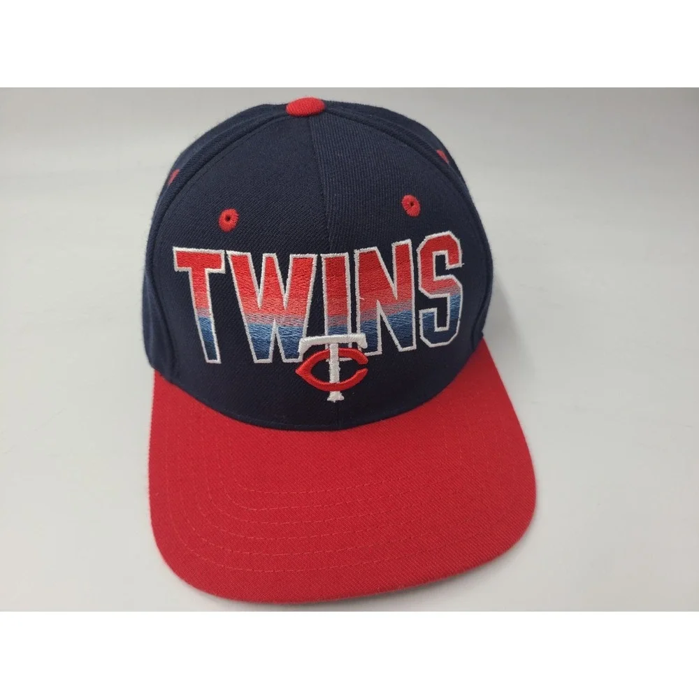Minnesota Twins American Needle Cooperstown Snapback Hat Cap Wool Blend MLB Blue